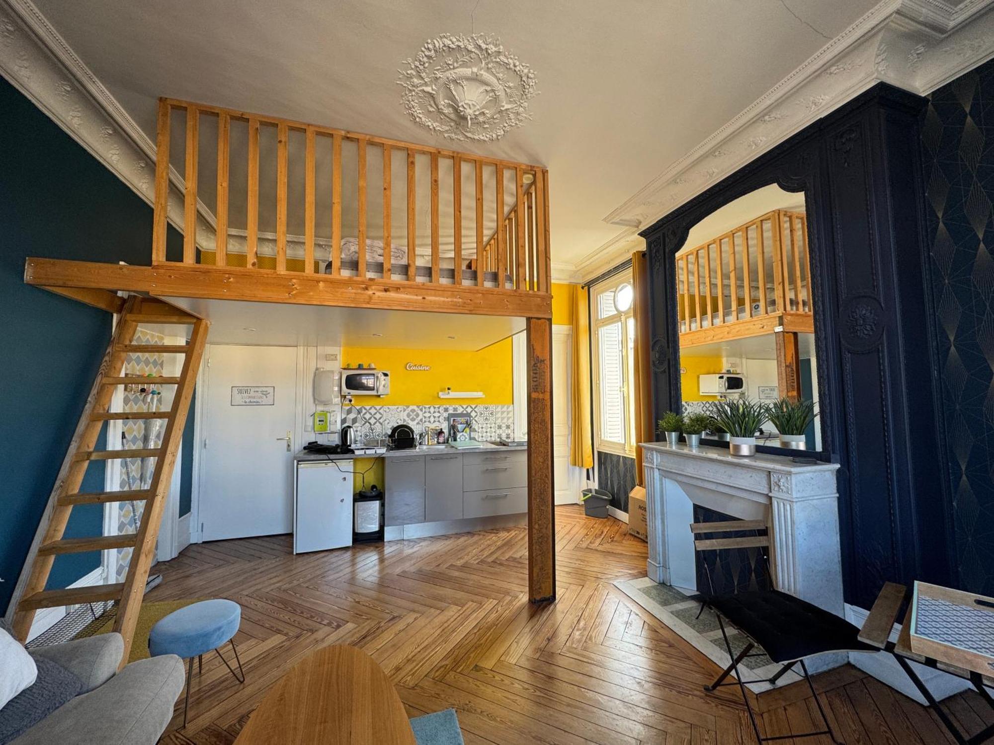 Studio A Rouen Avec Mezzanine Exteriör bild